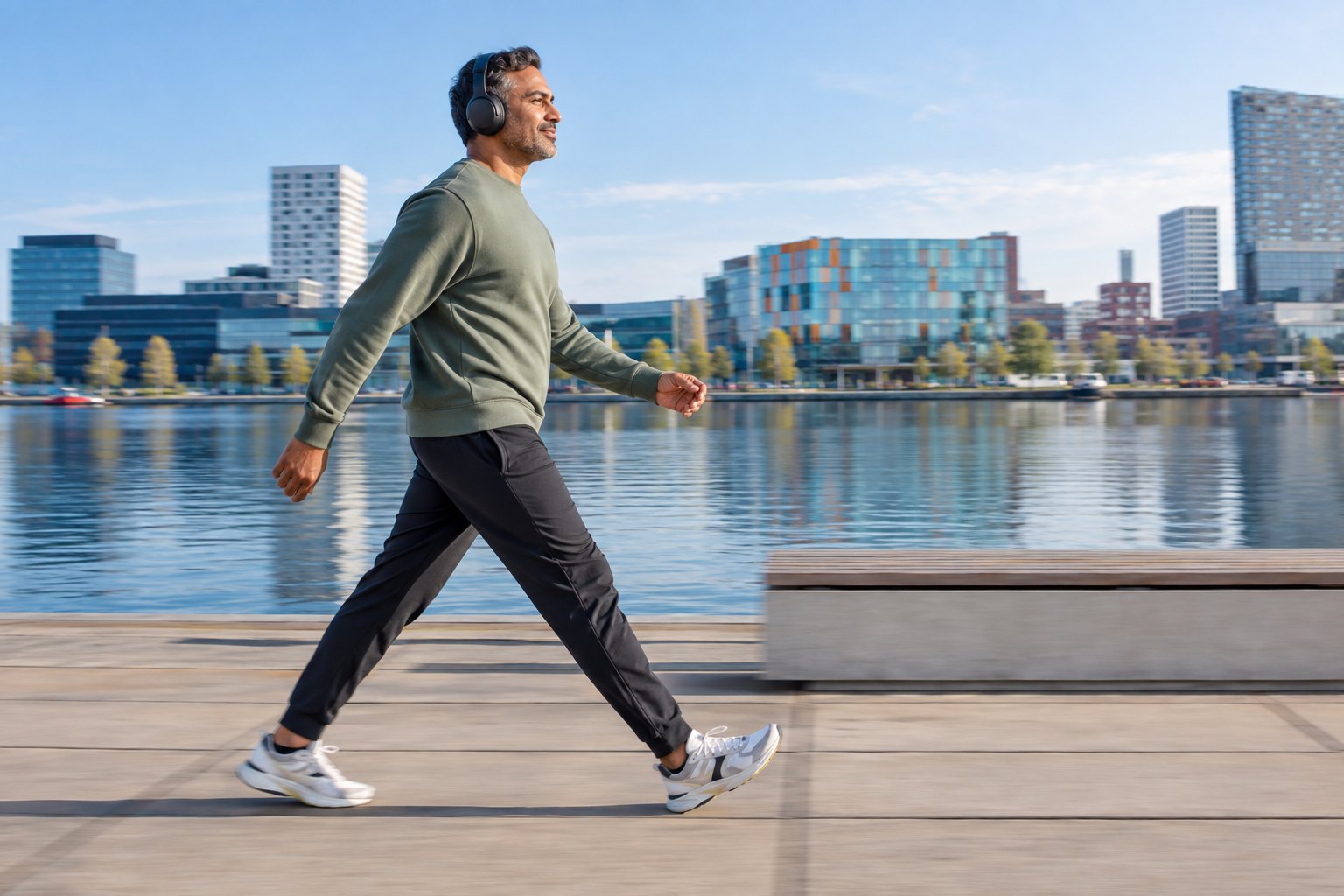 3 Minuten zügig ausschreiten